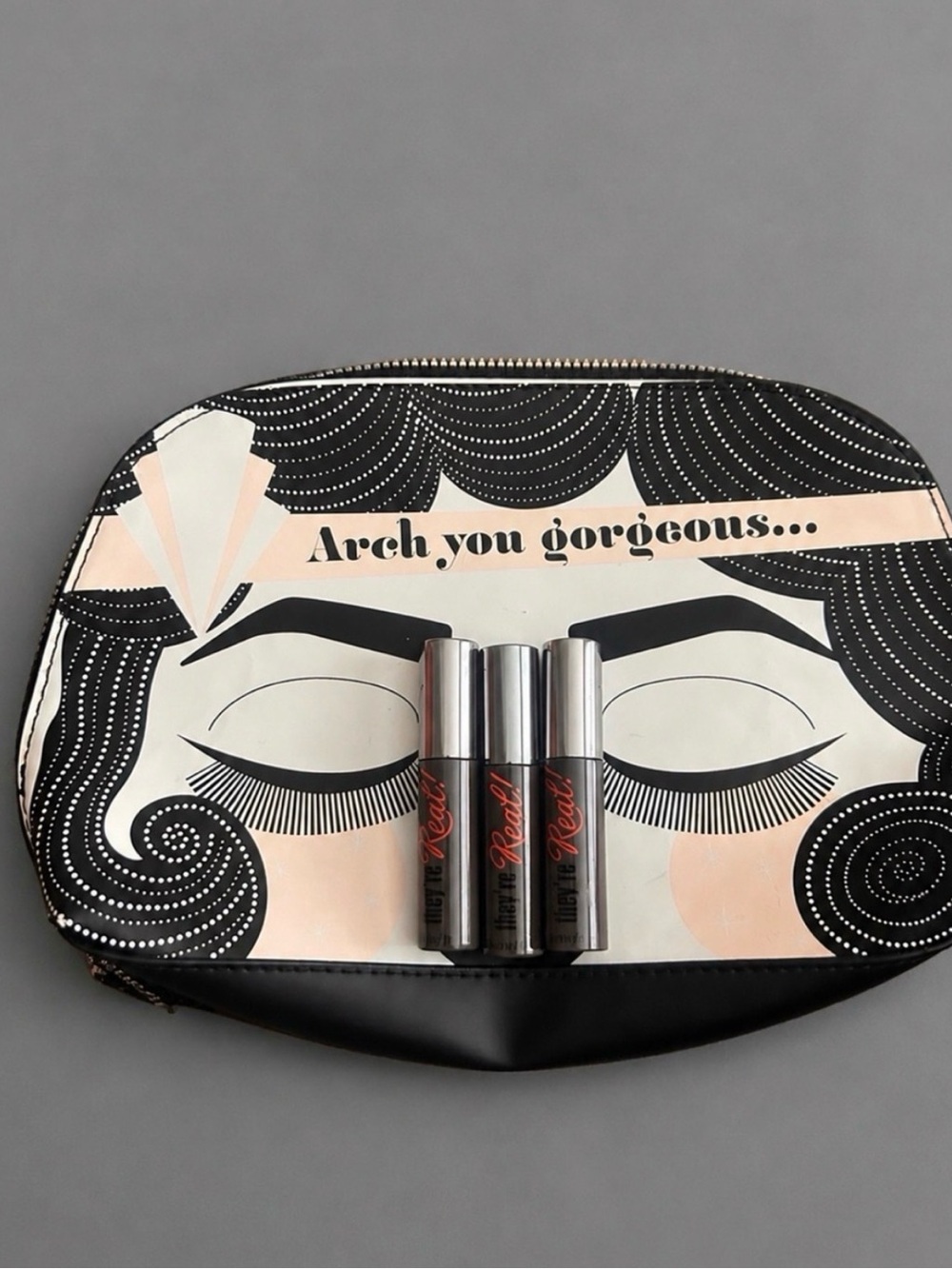 Benefit They’re Real! Beyond Mascara Set of 3 + Makeup Bag